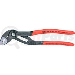 87 01 180 SBA by KNIPEX - KNIPEX 87 01 180 SBA Cobra&#174; 7-1/4" V-Jaw Tongue & Groove Plier