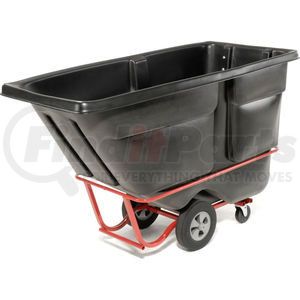 FG131500BLA by RUBBERMAID - Rubbermaid&#174; Standard Duty Plastic Tilt Truck, 1 Cu. Yd. Cap, 1250 Lbs. Cap, Black