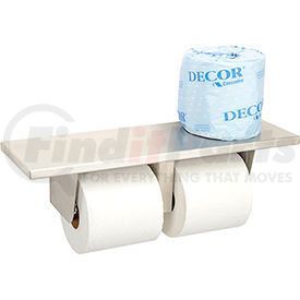 B2840 by BOBRICK - Bobrick&#174; Surface-Mounted Multi Roll Tissue Dispenser w/ Shelf - B2840