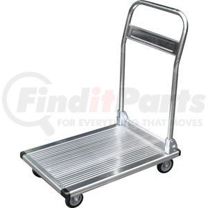 241419 by GLOBAL INDUSTRIAL - Global Industrial&#8482; Folding Aluminum Platform Truck 29 x 19 400 Lb. Capacity