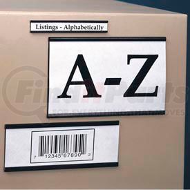 MC204 by AIGNER INDEX INC - Magnetic "C" Channel Label Holder, 2" x 4" (25 pcs/pkg)