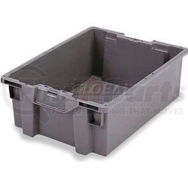 GS6040-36 by LEWIS-BINS.COM - ORBIS Stack-N-Nest Pallet Container GS6040-36 - 23-5/8 x 15-3/4 x 14-1/4 Gray