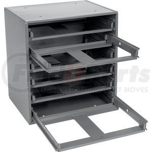 308-95 by DURHAM - Durham Slide Rack 308-95 - For Small Compartment Storage Boxes - Fits Six Boxes