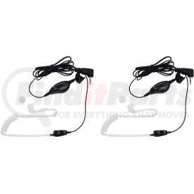 1518 by MOTOROLA - Motorola 2 Way Radio Surveillance Headset with PTT Microphone, 1518 - 2 Pack