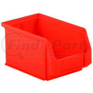 LF090605.0RD1 by SCHAEFFER MATERIAL - SSI Schaefer  LF090605.0RD1 - 6 x 9 x 5 LF Hopper Front Plastic Stacking Bin, Red, 