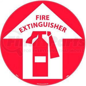 WFS10 by NATIONAL MARKER COMPANY - Safety Floor Sign - Fire Extinguisher