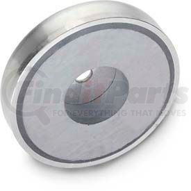 50.45-HF-63 by JW WINCO - Retaining Magnet Assembly w/ Thru Hole - 2.48" Dia. Stainless Steel