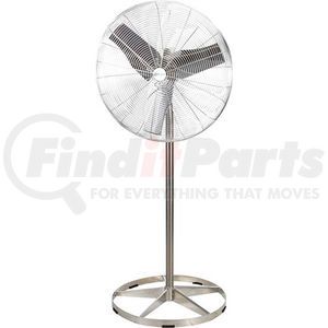 70836 by AIRMASTER FAN COMPANY - Airmaster Fan PWIISS24 24 Inch  Pedestal  Fan, Washdown 1/4 HP 5220 CFM , Non-Oscillating