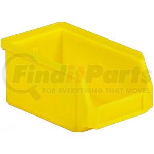 LF060503.0YL1 by SCHAEFFER MATERIAL - SSI Schaefer  LF060503.YL1 - 5 x 6 x 3 LF Hopper Front Plastic Stacking Bin, Yellow, 