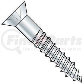 HHA44016 by TITAN FASTENERS - #4 x 1/2" Wood Screw - Phillips Flat Head - Steel - Zinc Plated - Pkg of 100