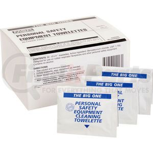 10022871 by MSA - MSA Safety Respirator Wipes, 8" x 11", 50/Box, 1022871