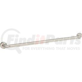 B6806.99x42 by BOBRICK - Bobrick&#174; 1-1/2" Dia. Straight Peened Grab Bar 42"W - B6806.99x42