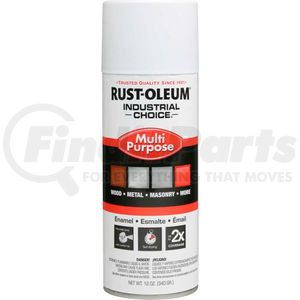 1690830 by RUST-OLEUM - Rust-Oleum Industrial 1600 System General Purpose Enamel Aerosol, Flat White, 12 oz. - 1690830