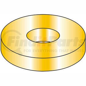 351200 by BRIGHTON-BEST - Flat Washer - 7/16" - Steel - Zinc Yellow - USS - Made In USA - Pkg of 100 - Brighton-Best 351200