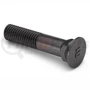 203155P by EARNEST - 7/16-14 x 2-1/2" Plow Bolt - #3 Flat Head - Grade 5 - UNC - Steel - Plain - Pkg of 25