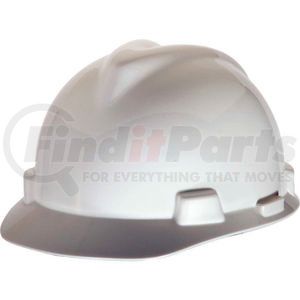 463942 by MSA - MSA V-Gard&#174; Hard Hats, Front Brim, Staz-On&#174; Pin-Lock Suspension, White, 463942