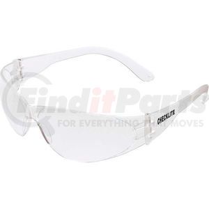 CL110AF by MCR SAFETY - MCR Safety CL110AF Crews Checklite Safety Glasses, Clear Lens, Clear Frame, Anti-Fog