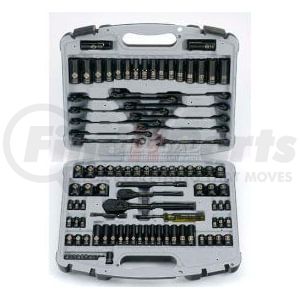 92-839 by STANLEY - Stanley 92-839 99 PC. 1/4" & 3/8" SAE/Metric Black Chrome Laser Etched Socket Set