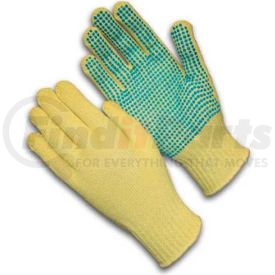 08-K300PD/L by PIP INDUSTRIES - PIP Kut-Gard&#174; Kevlar&#174; Gloves, 100% Kevlar&#174;, Medium Weight, PVC Dots One Side, L, 1 DZ