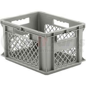 EF4223.GY1 by SCHAEFFER MATERIAL - SSI Schaefer Euro-Fix Mesh Container EF4223 - 16" x 12" x 9", Gray