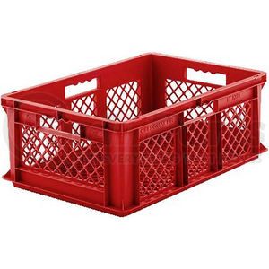 EF6223.RD1 by SCHAEFFER MATERIAL - SSI Schaefer Euro-Fix Mesh Container EF6223 - 24" x 16" x 8", Red