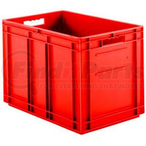 EF6420.RD1 by SCHAEFFER MATERIAL - SSI Schaefer Euro-Fix Solid Container EF6420 - 24" x 16" x 17", Red