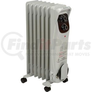 CZ8008 by COMFORT ZONE - Comfort Zone&#174; Deluxe Oil Filled Radiator, 600-1500 Watts, 12.5 Amps.