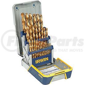 3018003 by IRWIN TOOLS - 29 Pc. Drill Bit Industrial Set Case, Tin Coated