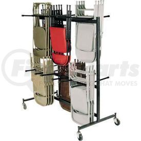 INT-84 by NATIONAL PUBLIC SEATING - Interion&#174; Chair Cart with Double Tier for Folding Chairs - Holds 84 Chairs