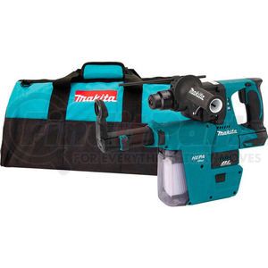 XRH01ZVX by MAKITA - Makita&#174 XRH01ZVX 18V Li-Ion Brushless Cordless 1" Rot. Hammer w/ HEPA Vac Attachment, Tool Only