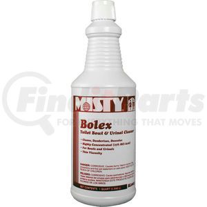 1038799 by AMREP INC. - Misty&#174; Bolex Toilet Bowl & Urinal Cleaner - Quart Bottle, 12 Bottles/Case - 1038799