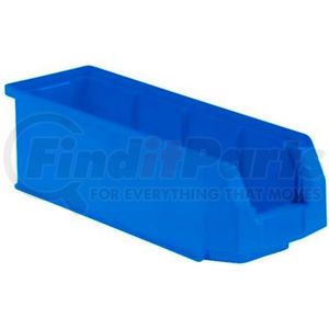 LF200606.0BL1 by SCHAEFFER MATERIAL - SSI Schaefer  LF200606.0BL1 - 6 x 20 x 6 LF Hopper Front Plastic Stacking Bin, Blue, 