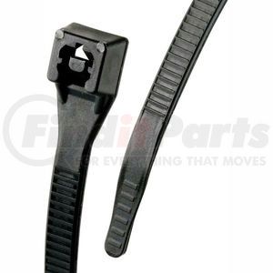 46-308UVBFZCC by GARDENER BENDER - Gardner Bender 46-308UVBFZCC 8" Xtreme Temp Cable Ties, Black, 50lb, 100/pk