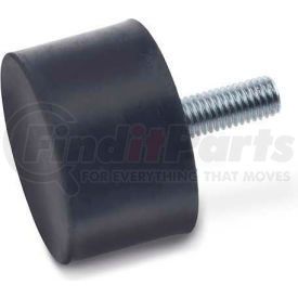 352.1-25-13-1/4-55 by JW WINCO - Vibration/Shock Absorption Mount, Threaded Stud, 1.00" Dia, .50"H, 1/4-20 Thread