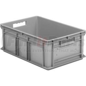 EF6220.GY1 by SCHAEFFER MATERIAL - SSI Schaefer Euro-Fix Solid Container EF6220 - 24" x 16" x 8", Gray