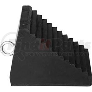 60-7258 by IRONGUARD SAFETY PRODUCTS - Ideal Warehouse Rubber Wheel Chock 60-7258 9-1/4"L x 6-1/2"W x 7"H