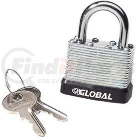 959101F by GLOBAL INDUSTRIAL - Global Industrial&#153; General Security Laminated Steel Padlock - Bumper & 2 Keys - Keyed Different