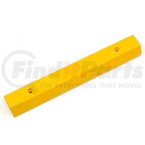 268782YLA by IRONGUARD SAFETY PRODUCTS - Parking Curb/Parking Block Recycled Plastic Yellow Asphalt Installation 36"Lx5-3/4"Wx3-1/2"H