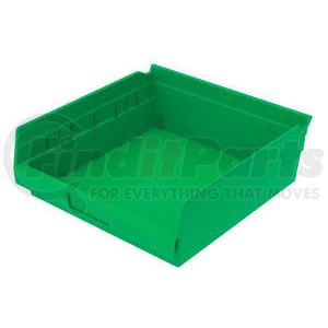 QSB109GN by QUANTUM STORAGE SYSTEMS - Global Industrial&#153; Plastic Nesting Storage Shelf Bin 11-1/8"W x 11-5/8"D x 4"H Green