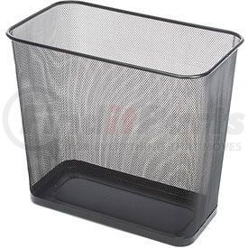 FGWMB30RBK by RUBBERMAID - Rubbermaid&#174; Rectangular Steel Mesh Wastebasket, 7.5 Gal. Black, FGWMB30RBK