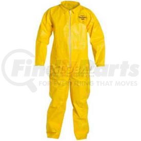 QC120SYLLG001200 by IMPACT PRODUCTS - Dupont&#8482;Tychem&#174; QC Disposable Coverall with Open Ended Wrists/Ankles, L, 12/Case