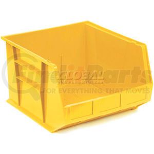 QUS270YL by QUANTUM STORAGE SYSTEMS - Global Industrial&#153; Plastic Stack & Hang Bin, 16-1/2"W x 18"D x 11"H, Yellow