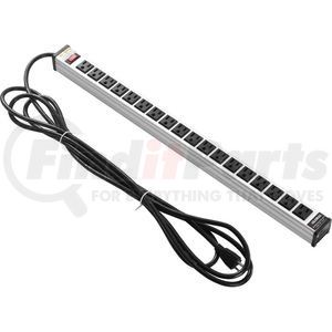 LTS-18H325 by GLOBAL INDUSTRIAL - Global Industrial&#153; Power Strip, 18 Outlets, 15A, 24"L,  15' Cord