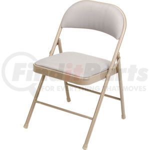 INT-961 by NATIONAL PUBLIC SEATING - Interion&#174; Folding Chair, Fabric, Beige