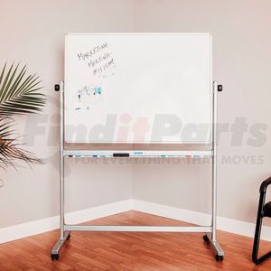 B444997C by LUXOR - Luxor 48" x 36"H Mobile Whiteboard