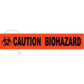 PT40 by NATIONAL MARKER COMPANY - Printed Barricade Tape - Caution Biohazard