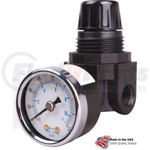 R262G by ARROW PNEUMATIC - Arrow Mini Air Regulator R262g, Glass Filled Nylon, 1/4" Npt, 250 Psi