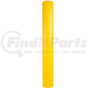 CL1386FF by ENCORE COMMERCIAL PRODUCTS INC - Post Guard&#174; Bollard Cover CL1386FF, 7" Dia. x 52"H, Yellow Without Tape