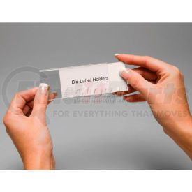 443521 by AIGNER INDEX INC - Aigner Tri-Dex TR-0813 Slide-In Label Holder 13/16" x 3" for Shelf Bins, Price per Pack of 25