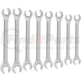 FN-8PTNB by BLACKHAWK - Blackhawk FN-8PTNB 8 Piece Fractional & Metric Flare Nut Wrench Set, 6 Point